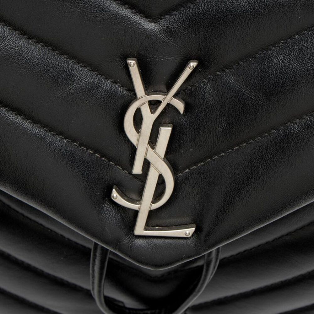 Saint Laurent Matelasse Calfskin Monogram LouLou Medium Backpack - Picture 10 of 15